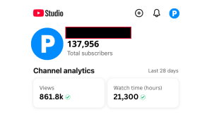 YouTube Channel – 100,000+ Subscribers (Monetization Eligible)